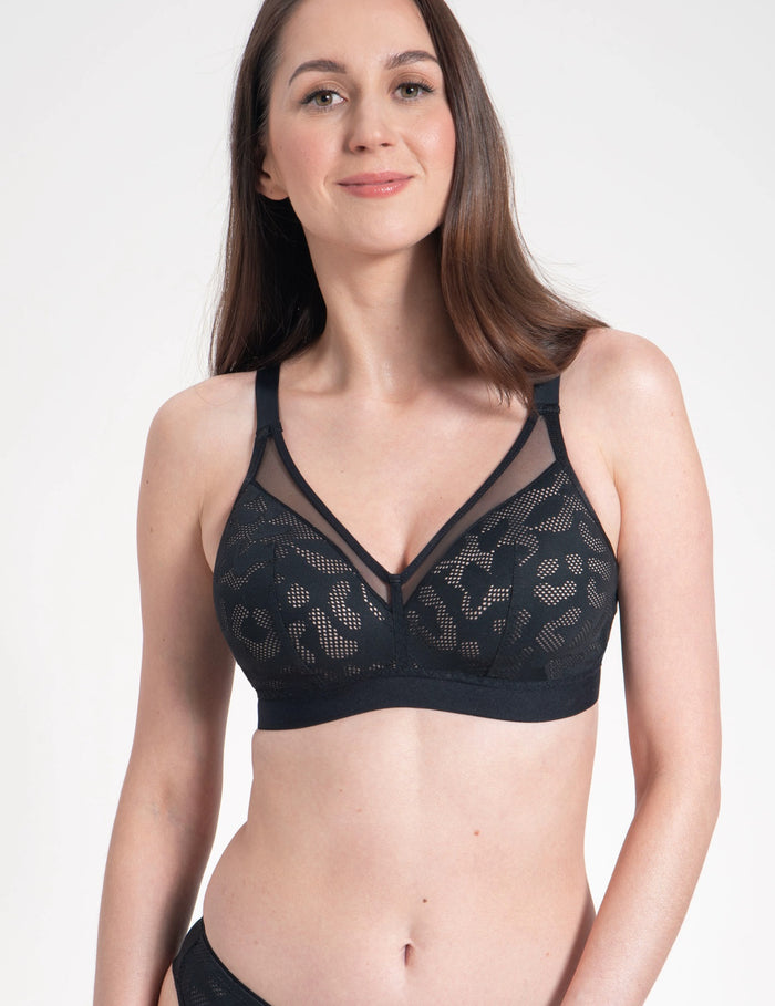 Alex soft bh zonder beugel / A540 zwart