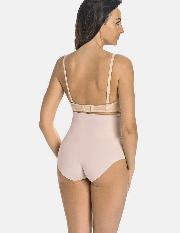 Lauren hoge corrigerend slip / 7105 beige/ zwart