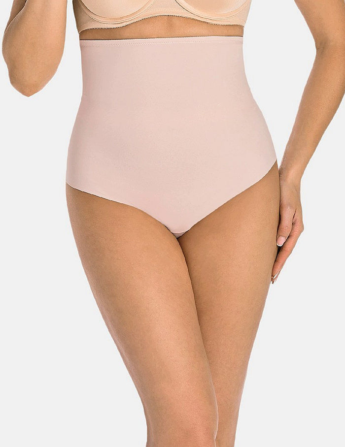 Lauren hoge corrigerend slip / 7105 beige/ zwart