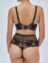 Boudoir soft bralette / zwart