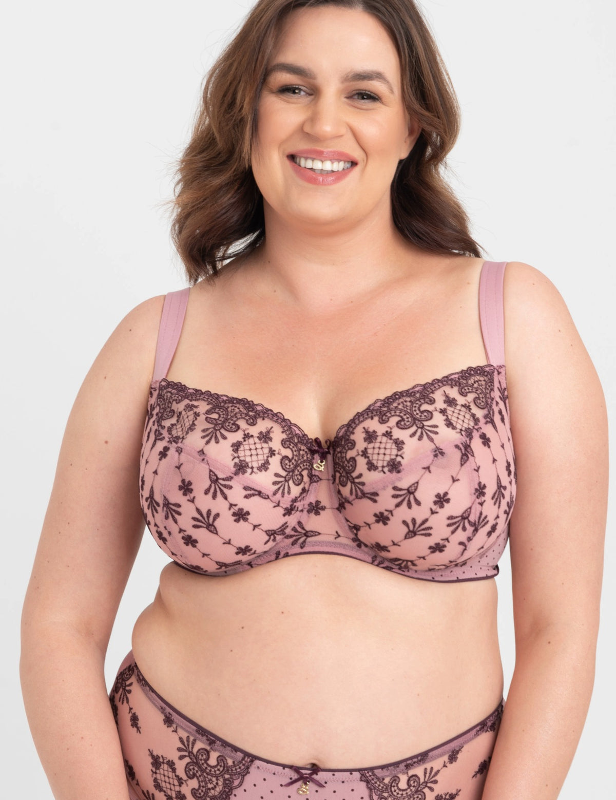 Carmen Big soft bh A922 / lila-paars