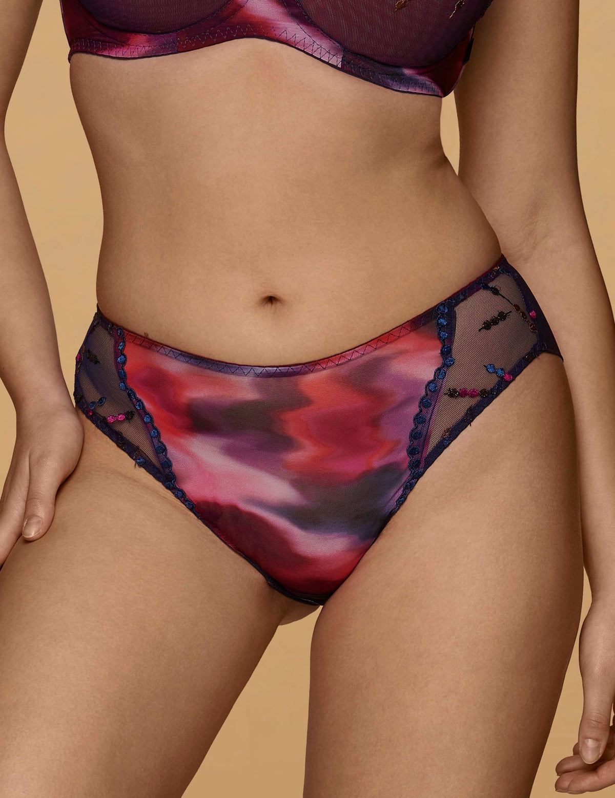 Gia klassiek slip / bordeaux