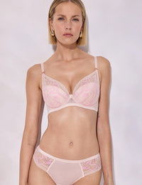 Glossy Iris push-up bh / poederroze