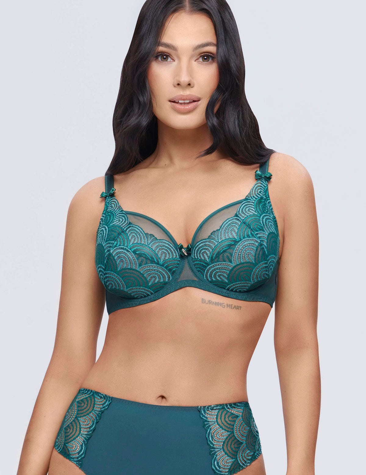 Melania soft bh K38 / groen