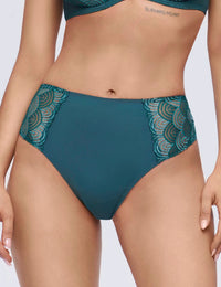 Melania hoge string / groen