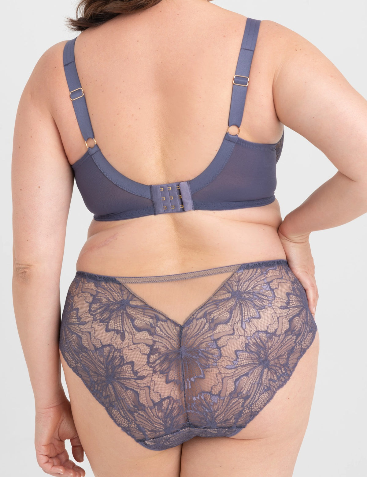Mila hoge slip / B400 grijs