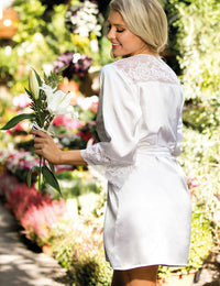 Nikola 2 peignoir / wit
