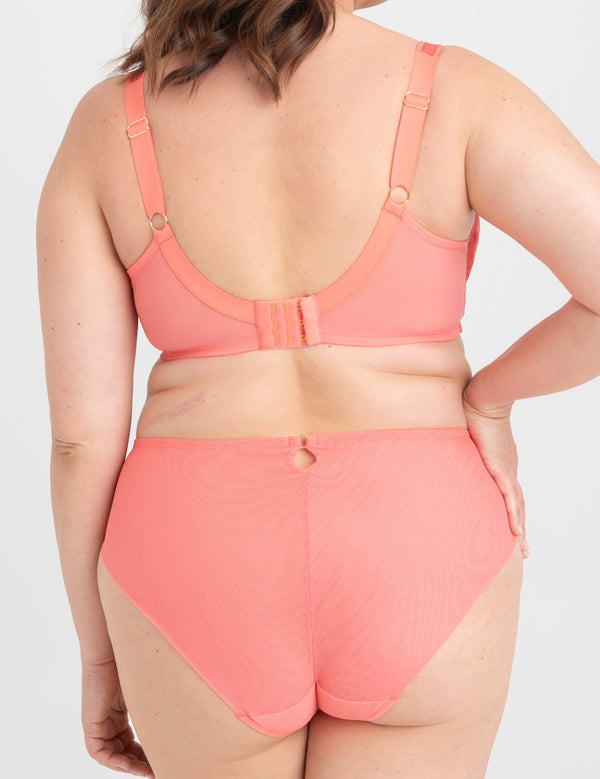 Perla hoge slip / B400 koraal