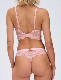 Powder Whisper soft longline bh / roze