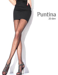 Putina 20 den panty / zwart