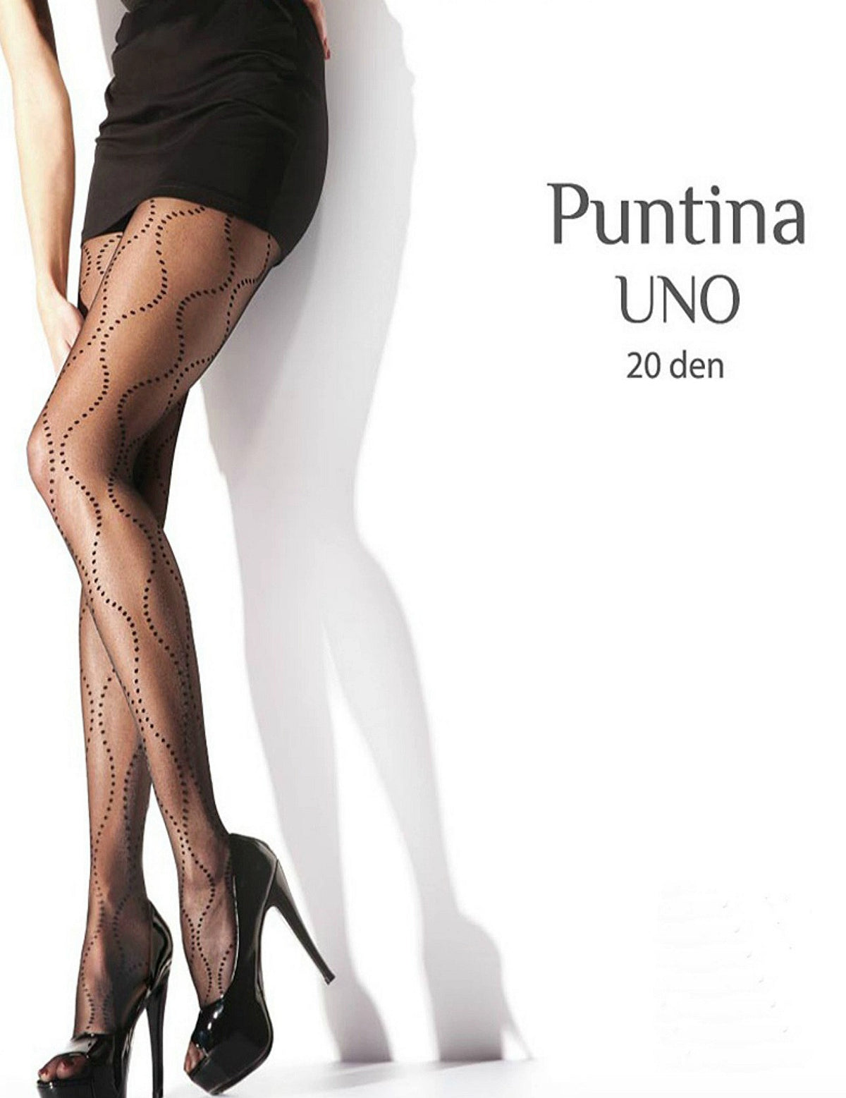 Putina Uno 20 den panty / zwart