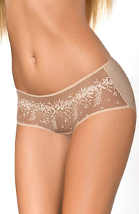 Sari short / zwart / wit / beige