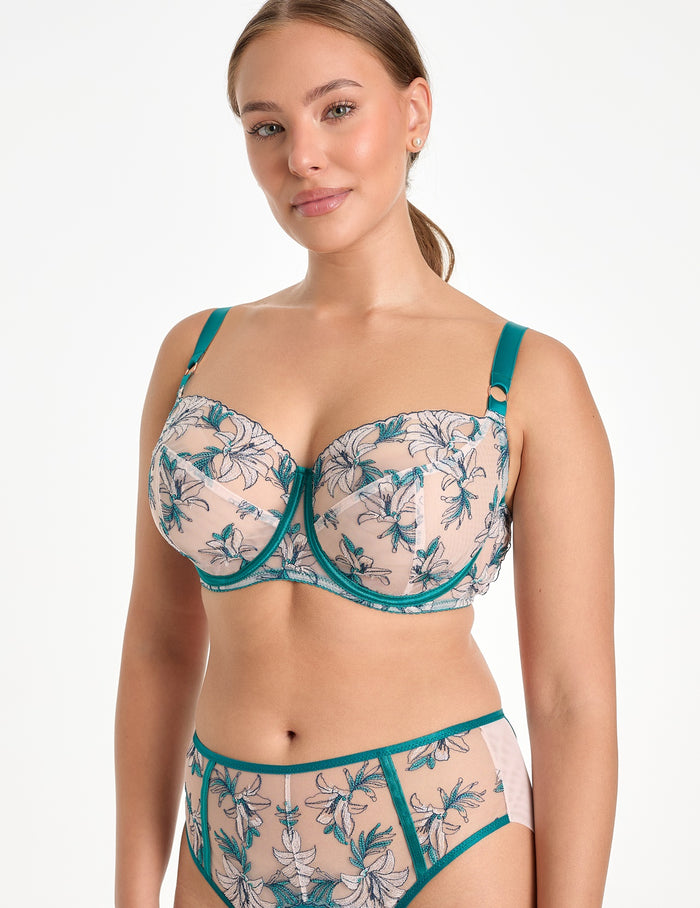 Salma soft bh / B171 smaragdgroen