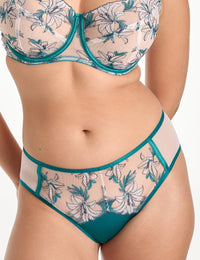 Salma tanga slip / C511 smaragdgroen