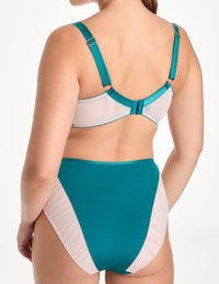 Salma hoge slip / C125 smaragdgroen