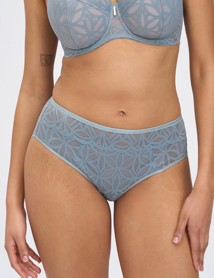 Salt & Sea klassieke slip / blauw