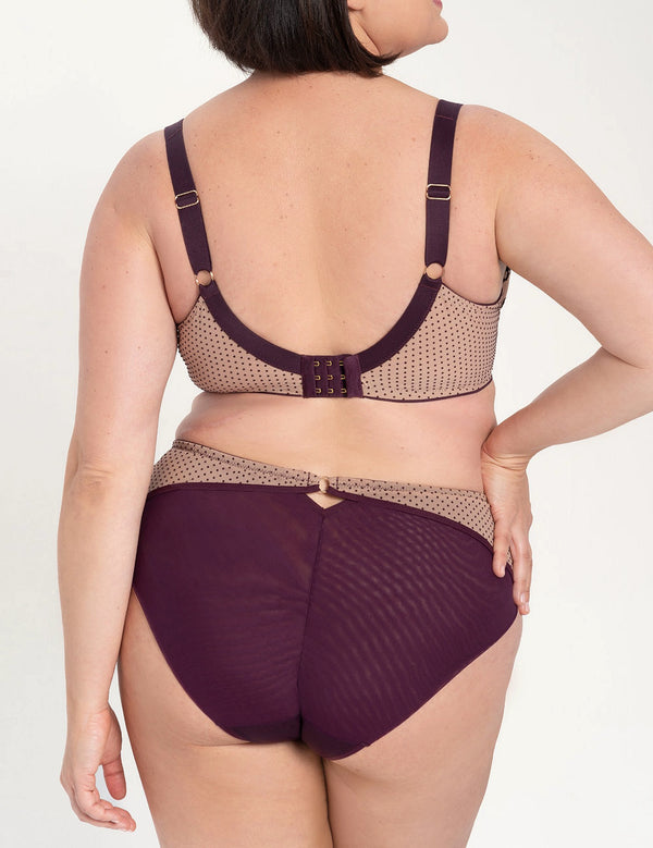 Silvia klassieke slip / B400 paars