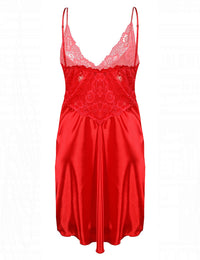 Wirydiana babydoll / wit / zwart / rood