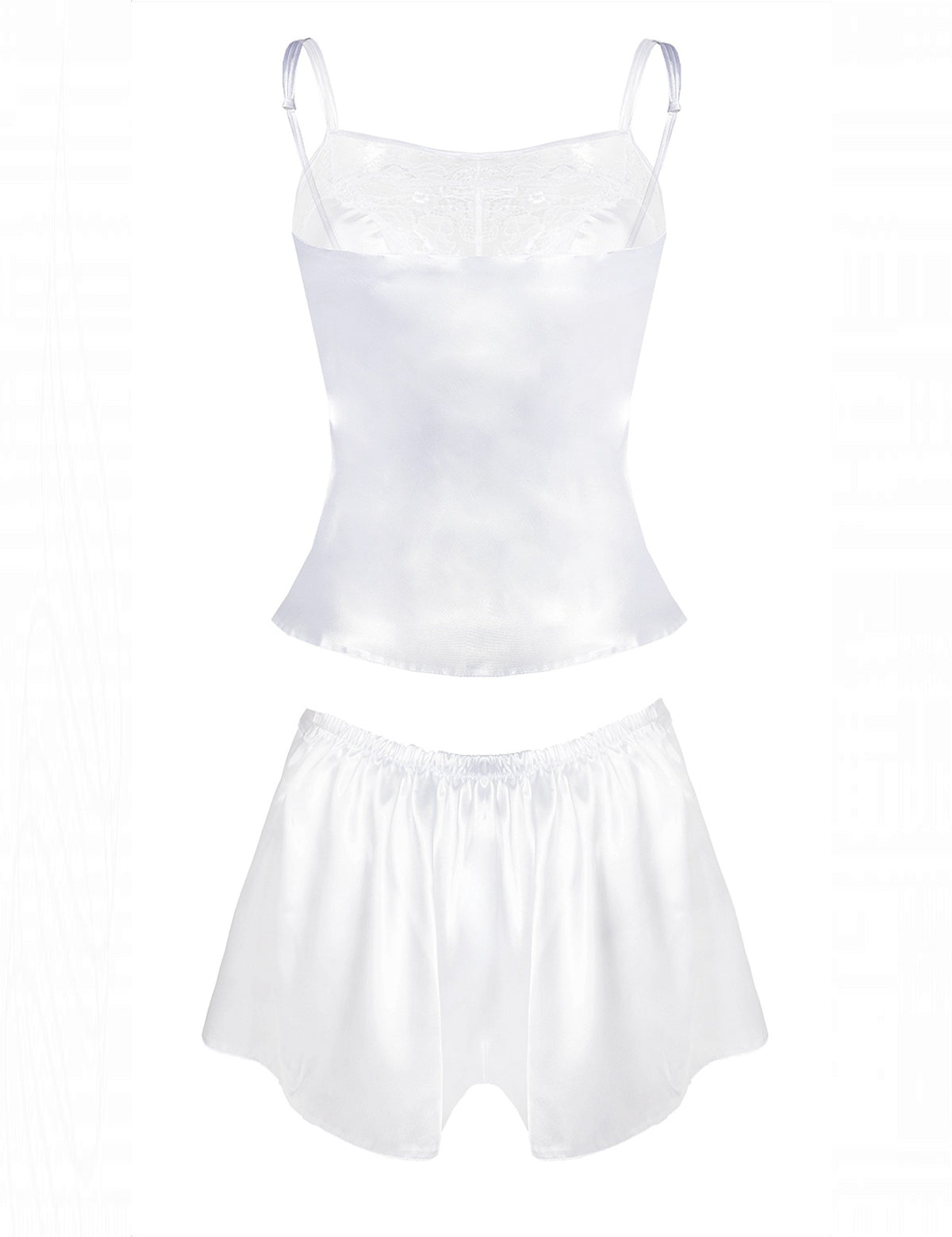Zala 2 delig shortama/ wit/ rood/ zwart/ bordeaux/ paars/ blauw/ mocca