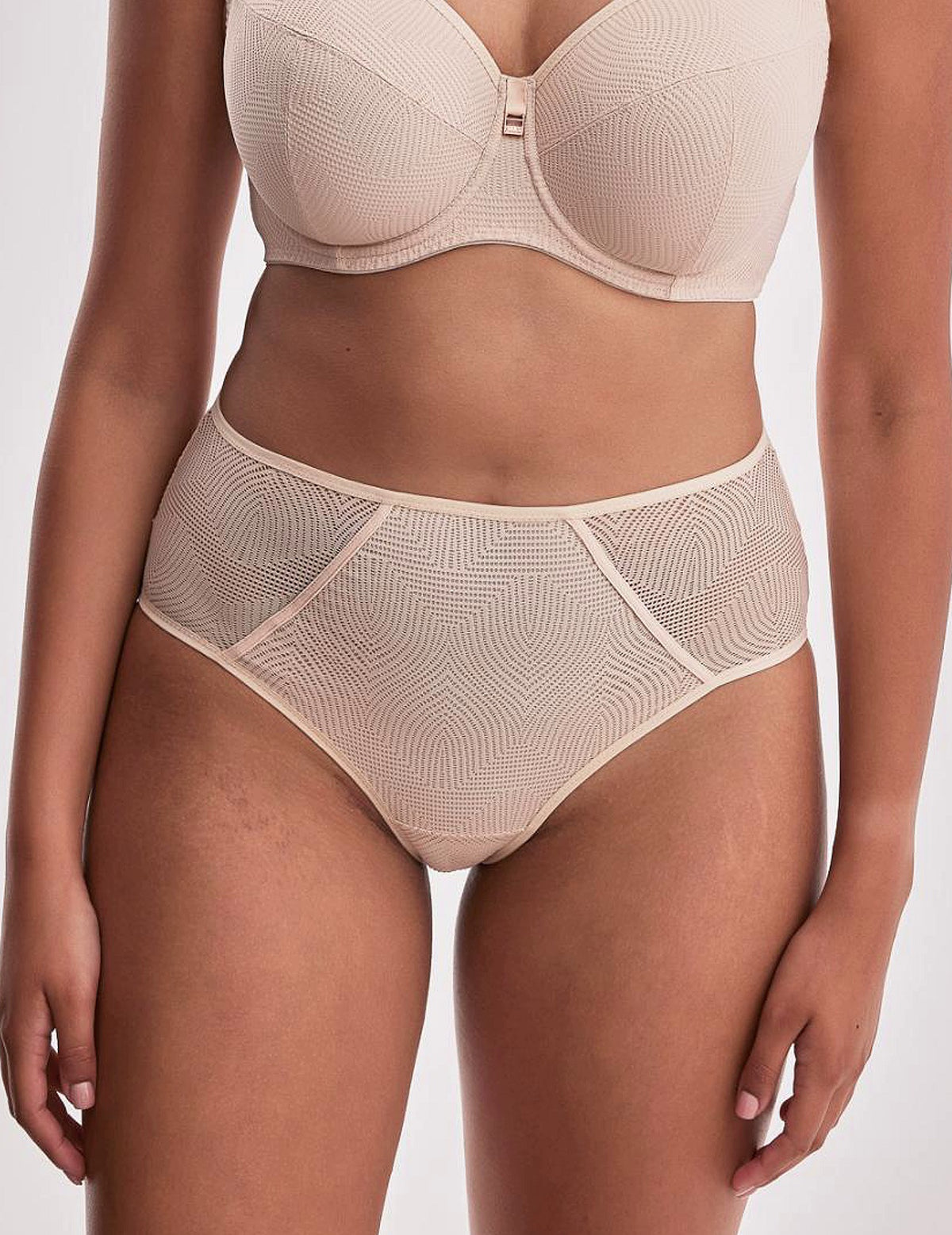 Dots slip/ 02 beige